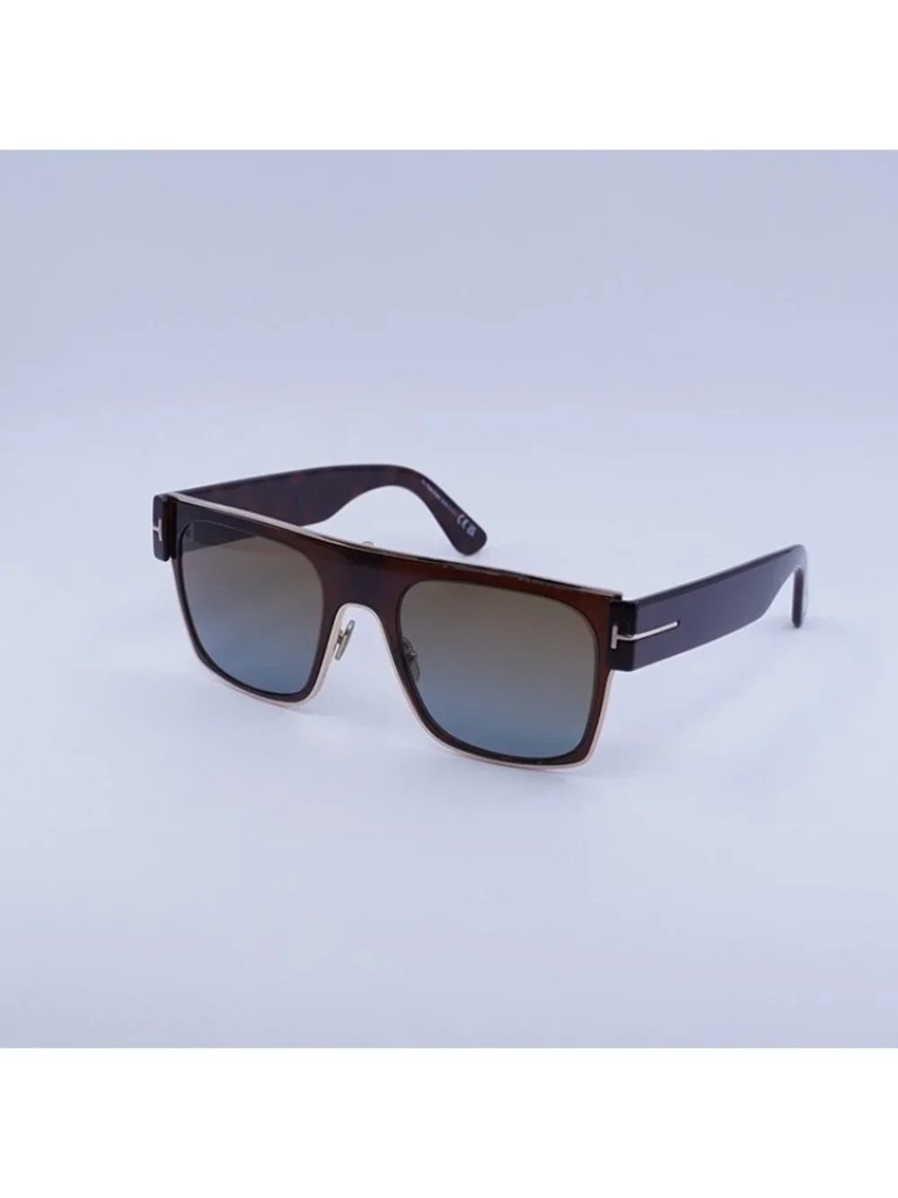 Tom Ford Edwin FT1073 48F Sunglasses Brown / Havana Square Frame, Brown Lenses